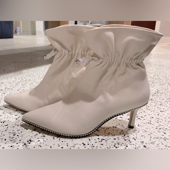 Coach Womens Wynie White Ankle Boots BRAND NEW NEVER WORN - Picture 3 of 6